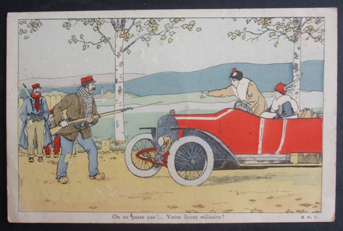 Ww1 french comic - man, rifle