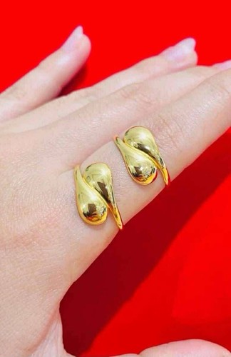 Anello goccia oro saudita - a,