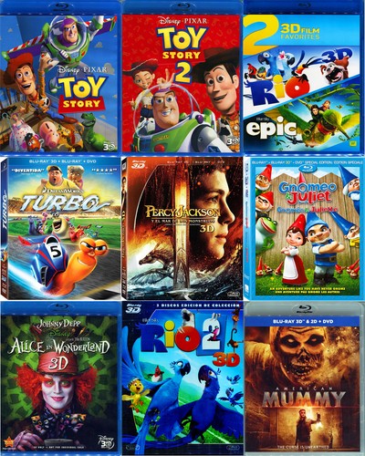 Blu ray lot collection 3d - collection,