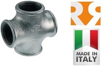 CROCE TEE 4 VIE DA 1" IN GHISA