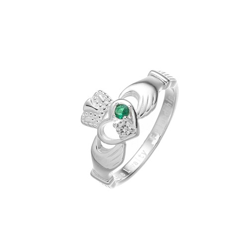 Silver plated claddagh style - claddagh,