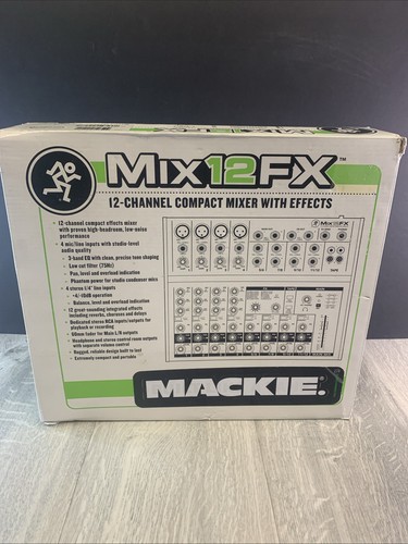 Mackie mix12fx channel - mackie, 12