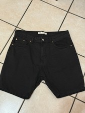 Jeans Corto Zara Nero Taglia