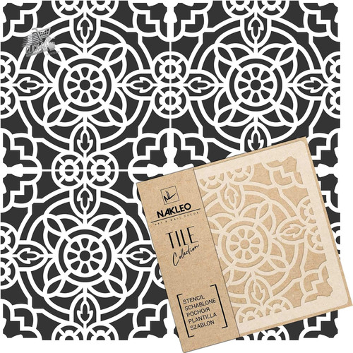 Stencil piastrelle 20x20 zaida - stencil,