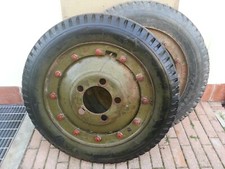 RUOTA CAMION MILITARE WW2 GOMMA FIRESTONE MILITARY 6.00-20 HEAVY DUTY TRANSPORT