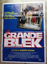 manifesto IL GRANDE BLEK Piccioni Rubini Dario Parisini Disciplinatha 1987 raro!