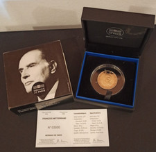 FRANCIA FRANCE 2 EURO 2016 PROOF  " MITTERAND " COFANETTO E CERTIFICATO.