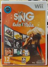 LET'S SING RADIO ITALIA NINTENDO WII ITALIANO CONSEGNA 24/48H CON CORRIERE