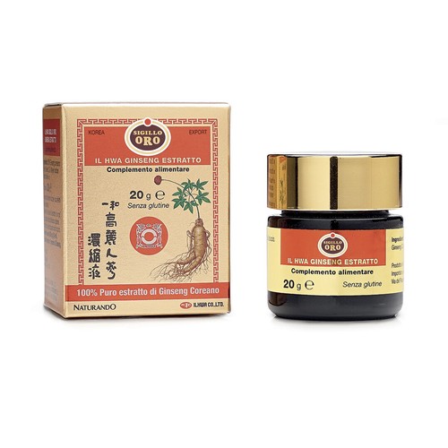 Ginseng sigillo oro puro - sigillo,