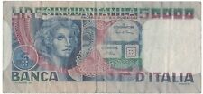 BANCONOTA 50000 CINQUANTAMILA LIRE VOLTO DI DONNA DM 1977 SERIE VB