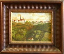 ::DIPINTO OLIO VEDUTA DELLA