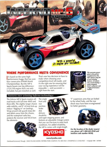 Kyosho inferno passeggino - kyosho,