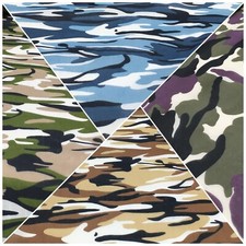 Tessuto policotone mimetico