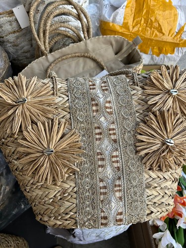 Borsa tote paglia - tote, in