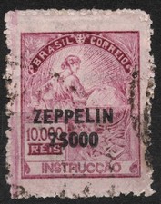 #C30 RHM:#Z-13 1932 7000 Rs. BRASILE Correio Aéreo - Posta Aerea ZEPPELIN