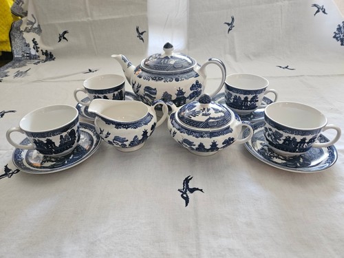 Set teiera pagoda salice blu - set,