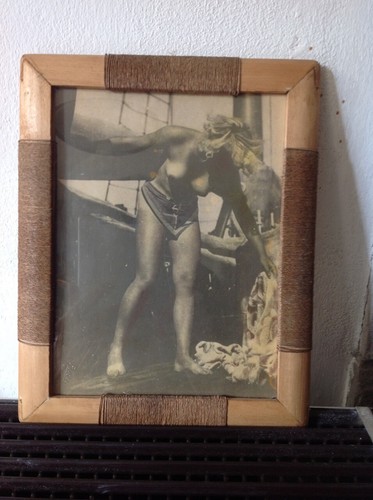 Vecchia foto donna topless - vecchia, in