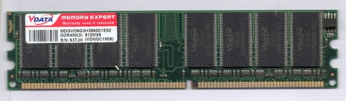 Ram ddr 400 - ddr, 512