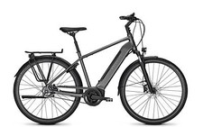 KALKHOFF Image 3.B 50/55/60cm Bici Elettrica Uomo 500Wh Bici da Città Nero Opaco 28" 
