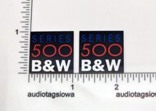 Distintivi altoparlanti serie B&W 500 - Bowers Wilkins alluminio 550 570 580 