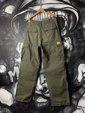 Pantaloni cargo Carhartt vintage verde scuro uomo taglia W31 L32