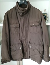 Giubbotto uomo Henry Cotton's giacca invernale taglia 54 XL marrone giubbino