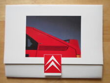 CITROEN BX 19 GTi 16v 1987 1988 Regno Unito Mkt vendita brochure portafoglio con 8 targhe