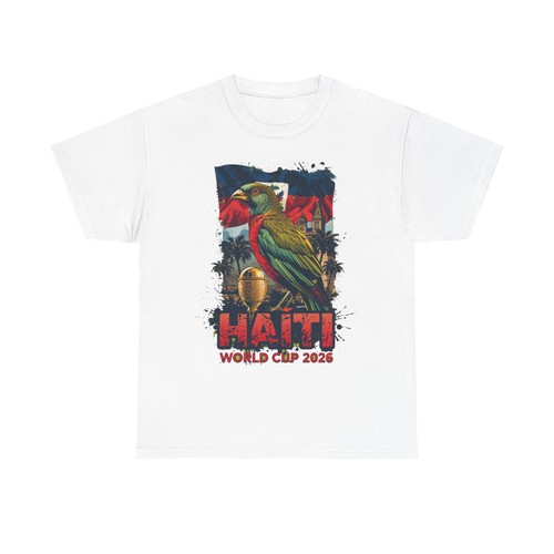 Maglietta haiti parrot world - maglietta,