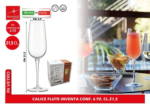 Inventa calici flute - flute, 21,5cl