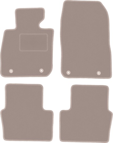 Tappetini velluto beige - tappetini,