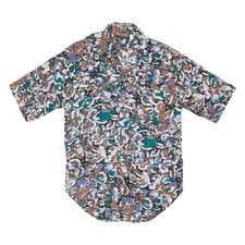 Camicia Da Uomo Blu A Fiori