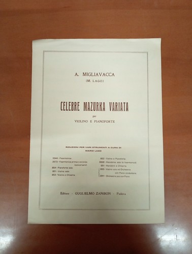 Migliavacca celebre mazurka - a,