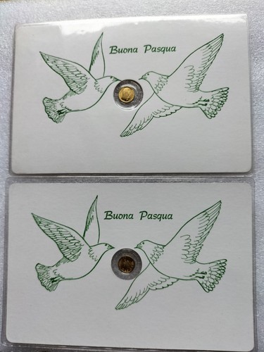 Coppia cartoncini buona pasqua - coppia,