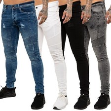 Jeans Enzo uomo biker slim fit