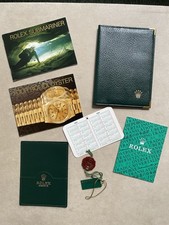 ROLEX SUBMARINER 16610 14060 16600 16618 16613 BOOKLET ENG 1994 1995 TAG WALLET