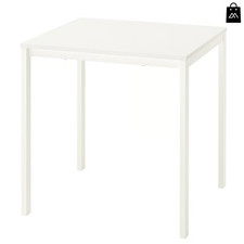Tavolo da pranzo quadrato bianco premium IKEA VIHALS 74x74 cm design moderno compatto