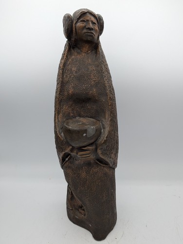 Rara scultura donna vintage