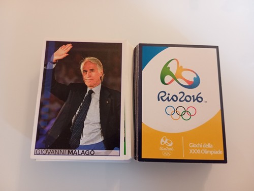 Lotto 115 figurine rio 2016 - lotto,