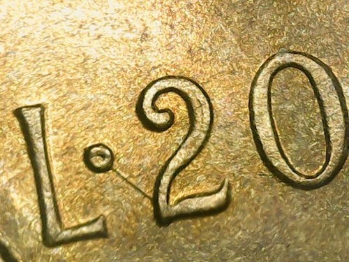 Lire 1976 errore - -, in