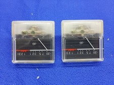 Coppia VU METER Vintage Ricambio Originale Audio HIFI Deck - USATI FUNZIONANTI !
