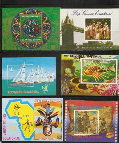 Guinea equatoriale sei - equatoriale., fogli