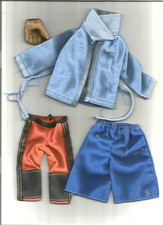 Lotto BIG JIM alcuni indumenti per CAPTAIN DRAKE anni '70 come nuovi
