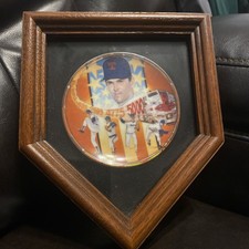 1990 Sports Impressions Ryan's Express 10" Plate Nolan Ryan FRAMED