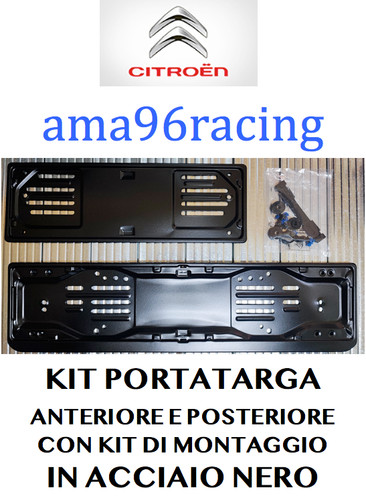 Kit portatarga completo ant e - ant.,
