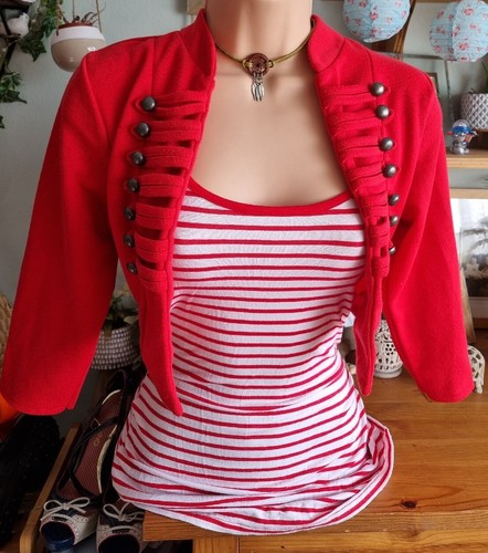 Giacca top vintage rosso - , y2k