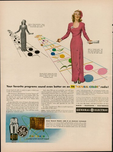 1944 radio general electric - fm,