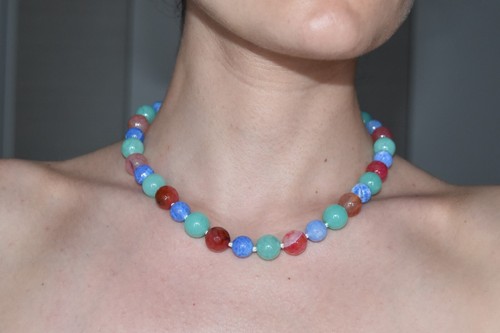 Collana donna pietre dure - pietre,