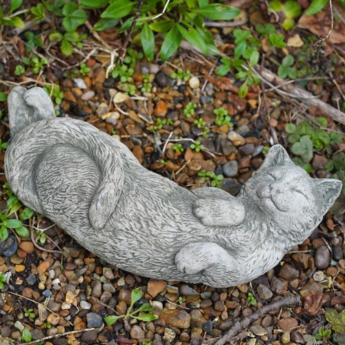 Statua pietra gatto - statua,