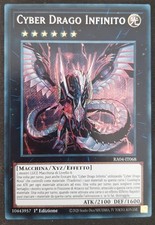 CYBER DRAGO INFINITO (Dragon Infinity) Rara Segreta Italiano RA04-IT068 YUGIOH