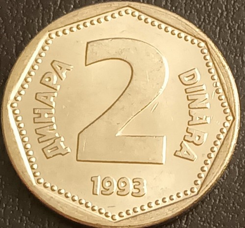 Jugoslavia moneta dinari - jugoslavia, 2